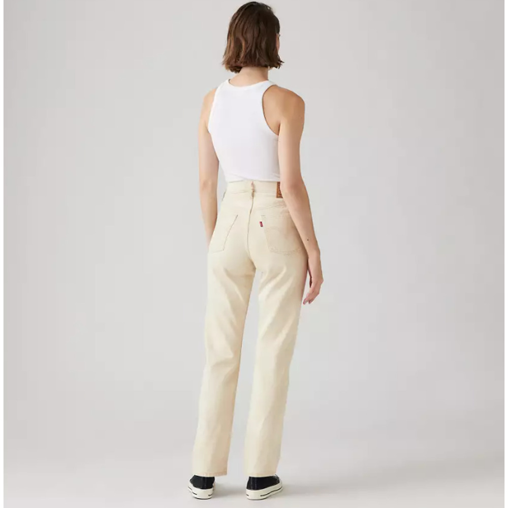 Levi's 501 Original Jeans Womens 30x30 Cloudy Safari Tan High Rise NWT - Picture 3 of 13
